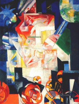 dinámica del color 1914 Alexandra Exter abstracto Pinturas al óleo